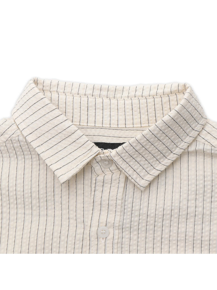 Passport Gauntlets Workers Short Sleeve Shirt - Off White