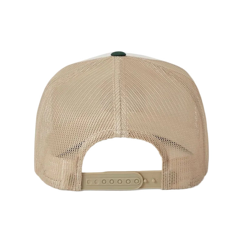 Brixton Oath MP Trucker - Off White / Primal Green