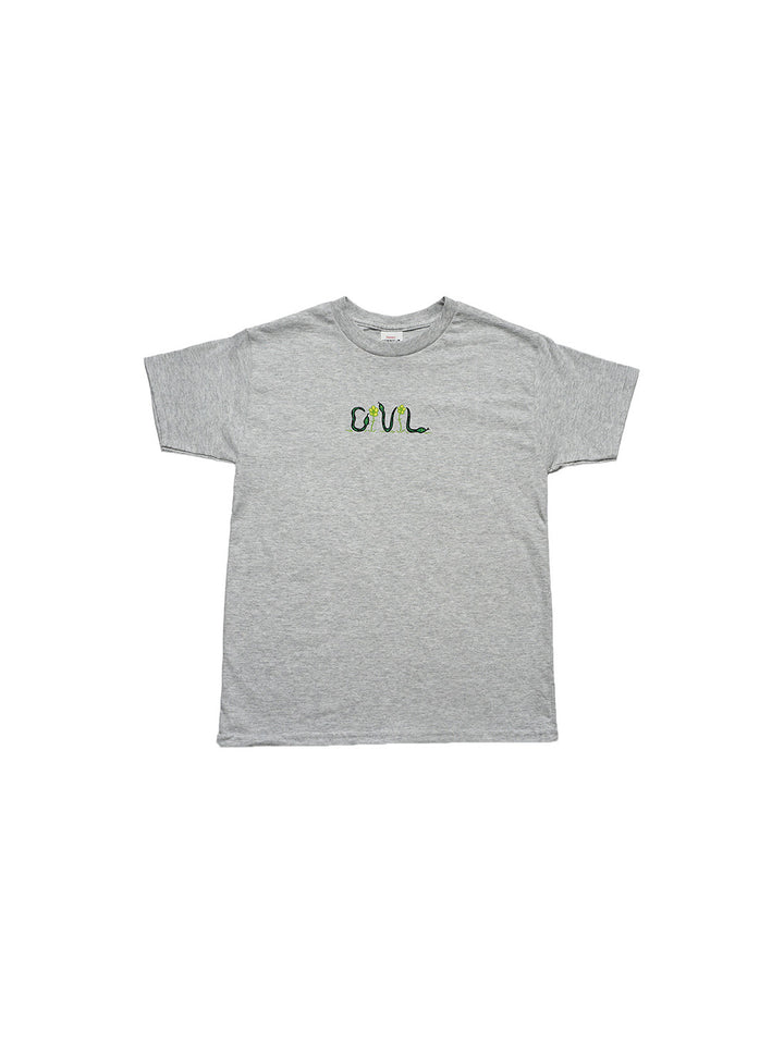 Civil Snakes Youth Tee - Ash Grey