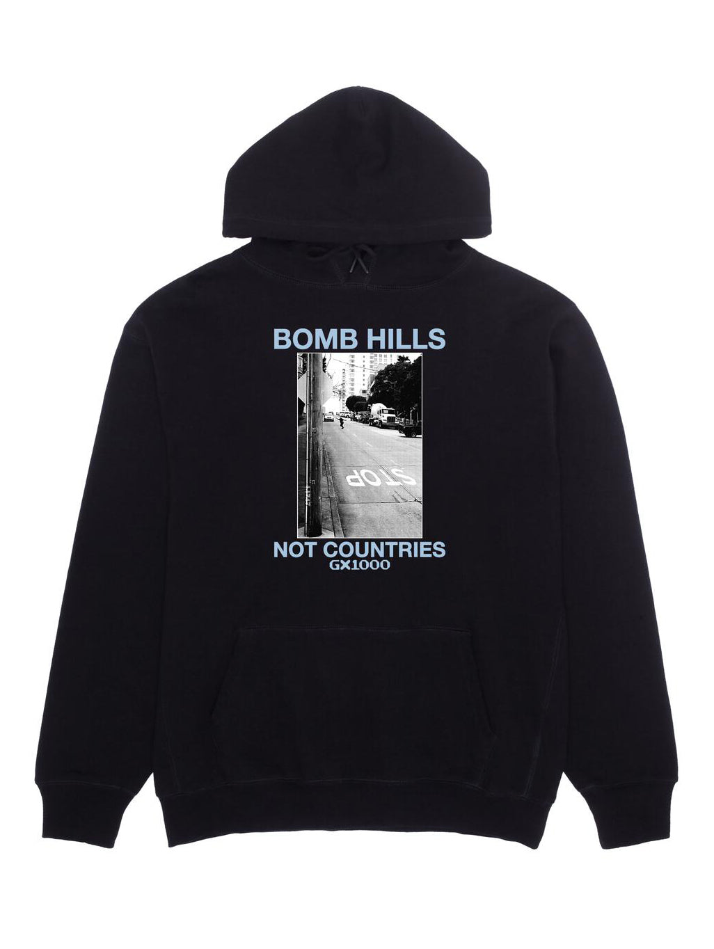 GX1000 Bomb Hills Hoody - Black / Powder Blue