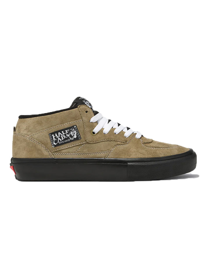 Vans Skate Half Cab Pig Suede - Olive / Black