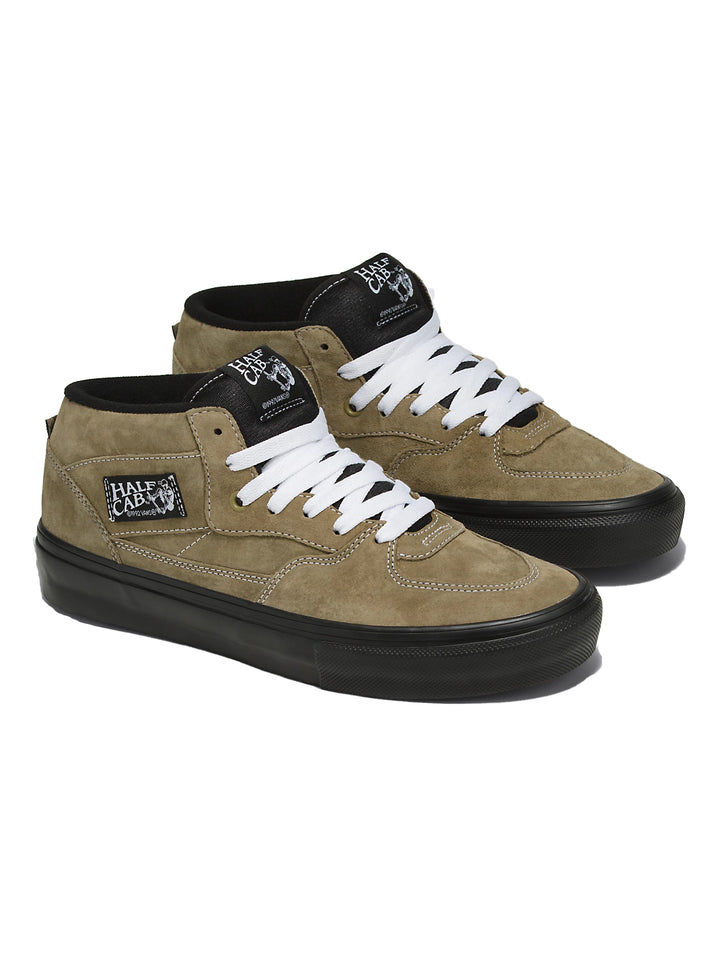 Vans Skate Half Cab Pig Suede - Olive / Black