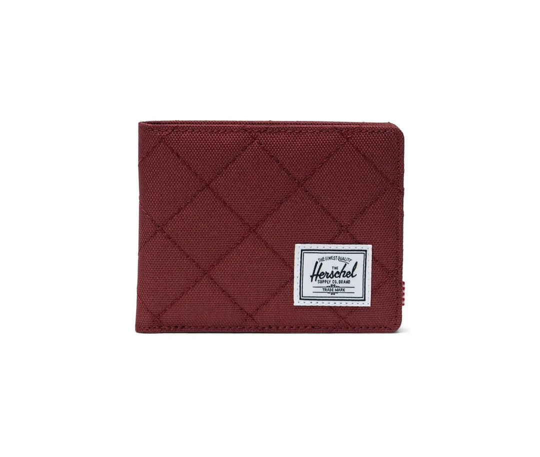 Herschel Roy Wallet - Oxblood Red Quilted
