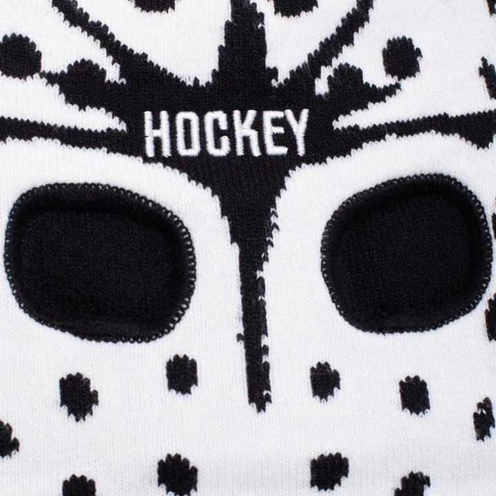 Hockey Ski Mask Beanie - Black
