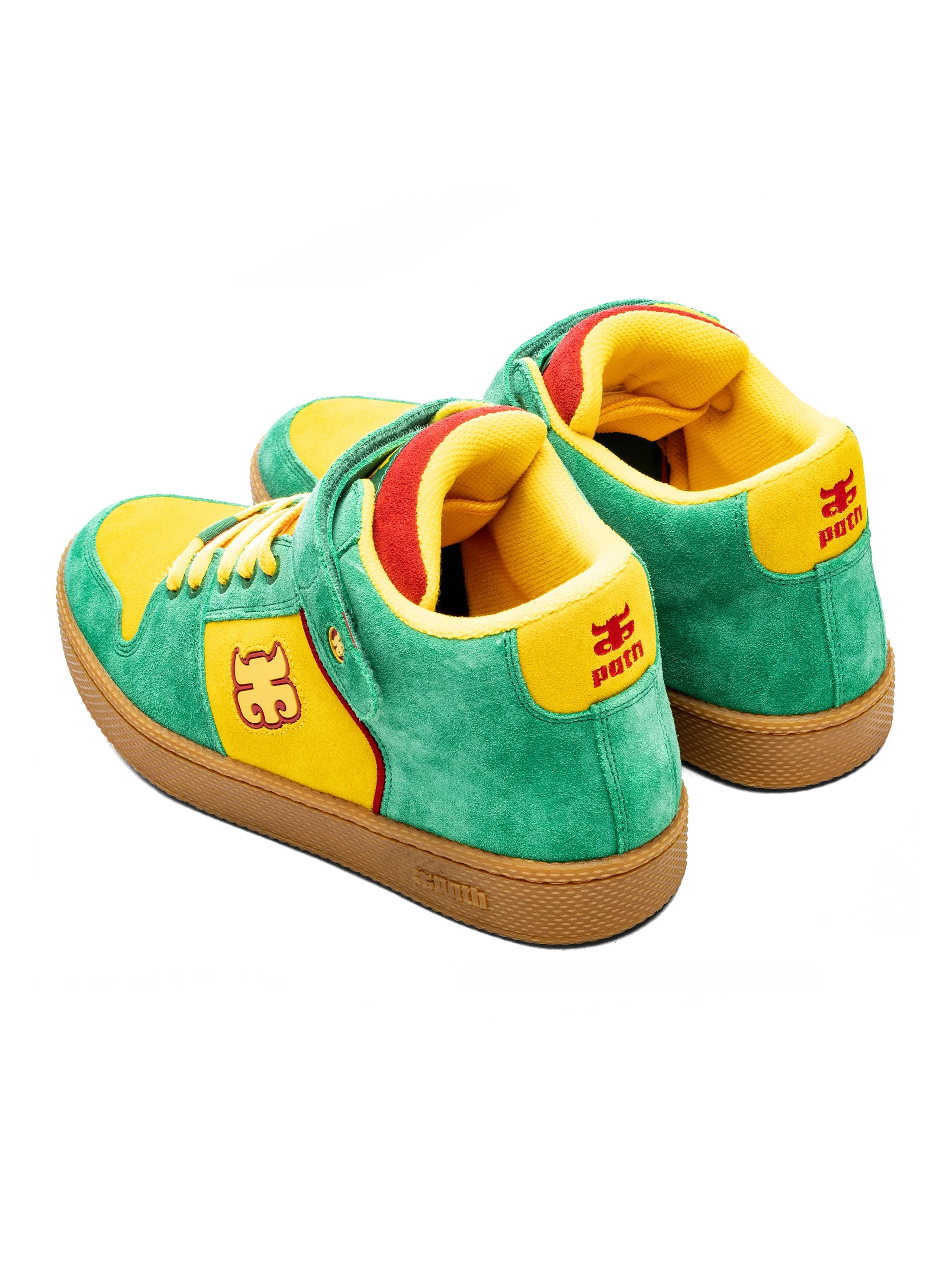 スケートボード IPATH GRASSHOPPER RASTA SUEDE Ipath Grasshopper Rasta Multicolor Skate Shoes | Zumiez
