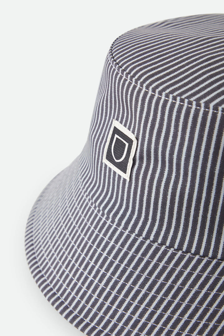 Brixton Eldon Water Packable Bucket Hat - Grey Hickory