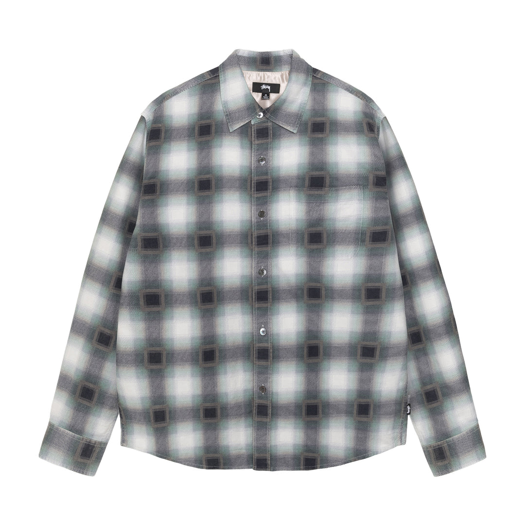 Stussy June Plaid Shirt - Bone