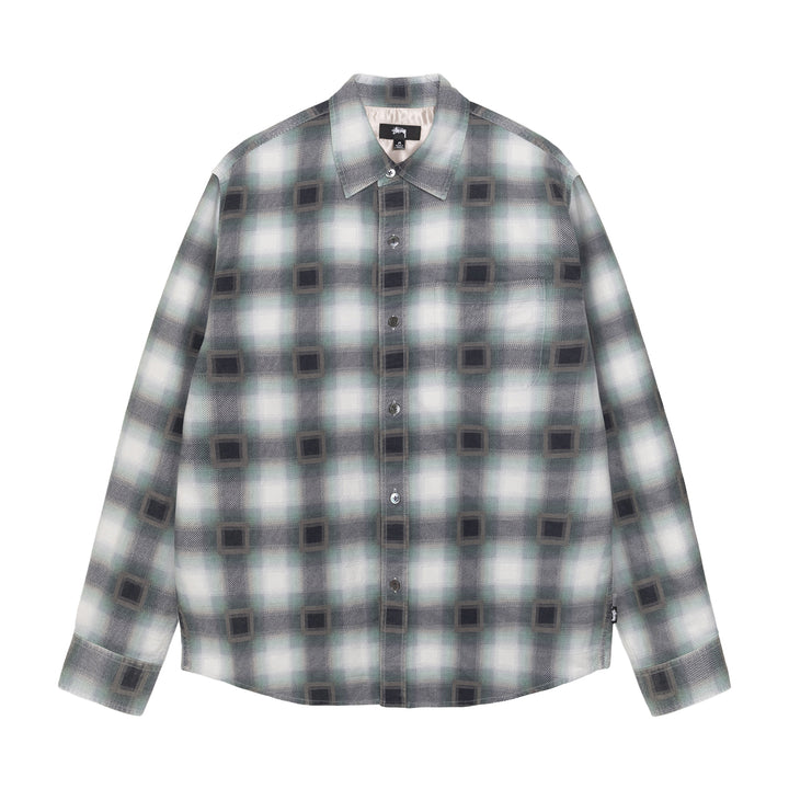 Stussy June Plaid Shirt - Bone