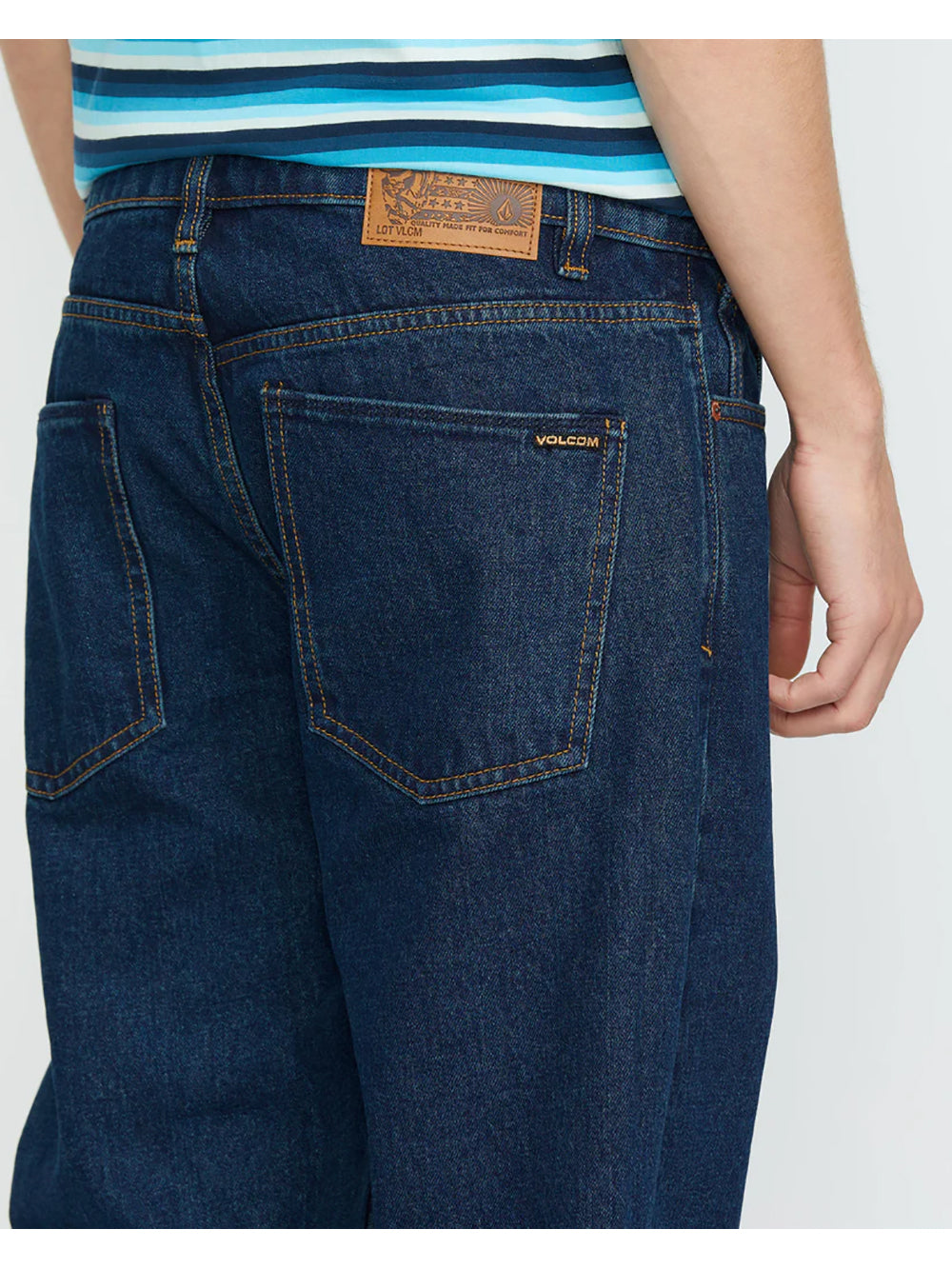 Volcom Kinkade Regular Fit Denim Jeans - Blue Relic