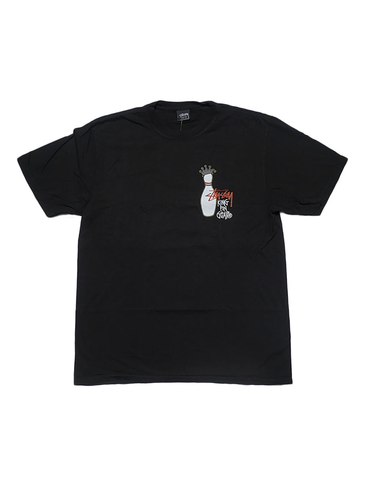 Stussy Kingpin Pigment Dyed Tee - Black