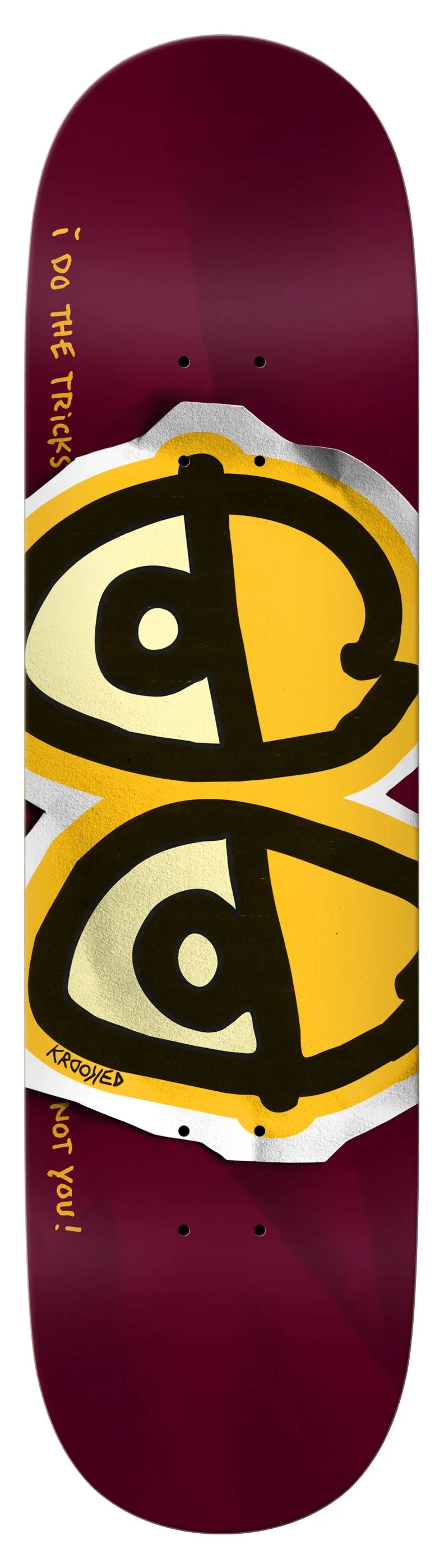 Krooked DBX Eyes Wine Deck - 8.5