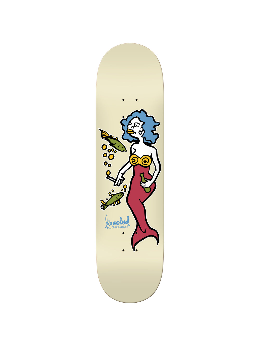 Krooked Gonz Mermaid Deck - 8.25