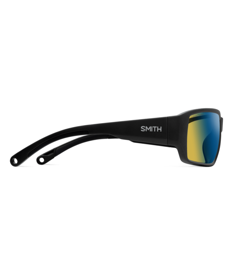 Smith Hookset - Matte Black / ChromaPop Glass PolarChromic Yellow Blue Mirror
