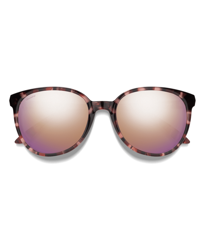 Smith Cheetah - Rose Tortoise / Chromapop Polarized Rose Gold Mirror