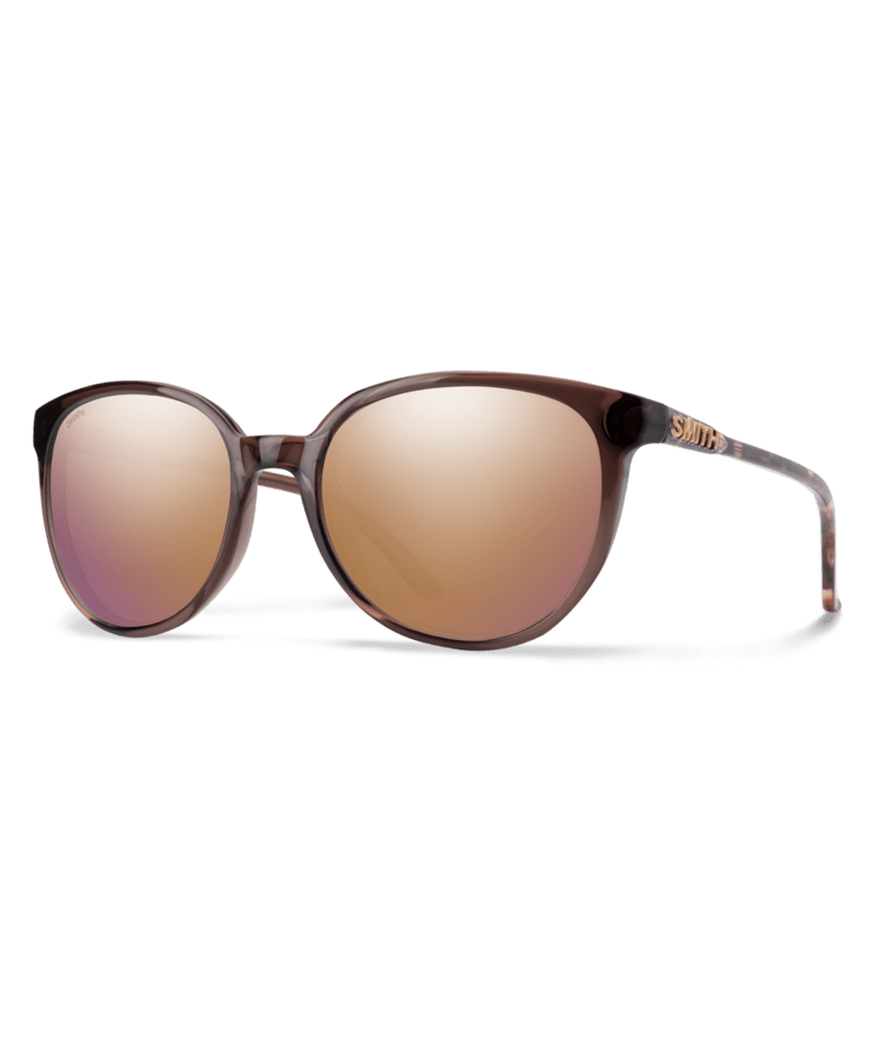Smith Cheetah - Rose Tortoise / Chromapop Polarized Rose Gold Mirror