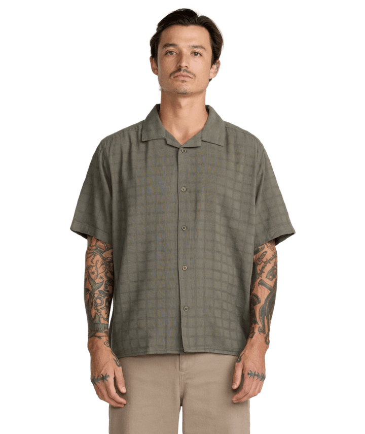 RVCA Vacancy SS Shirt - Sage Leaf