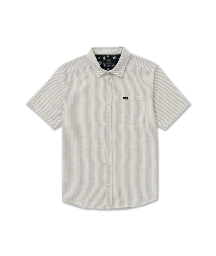 RVCA That'll Do Seersucker SS Shirt - Monument