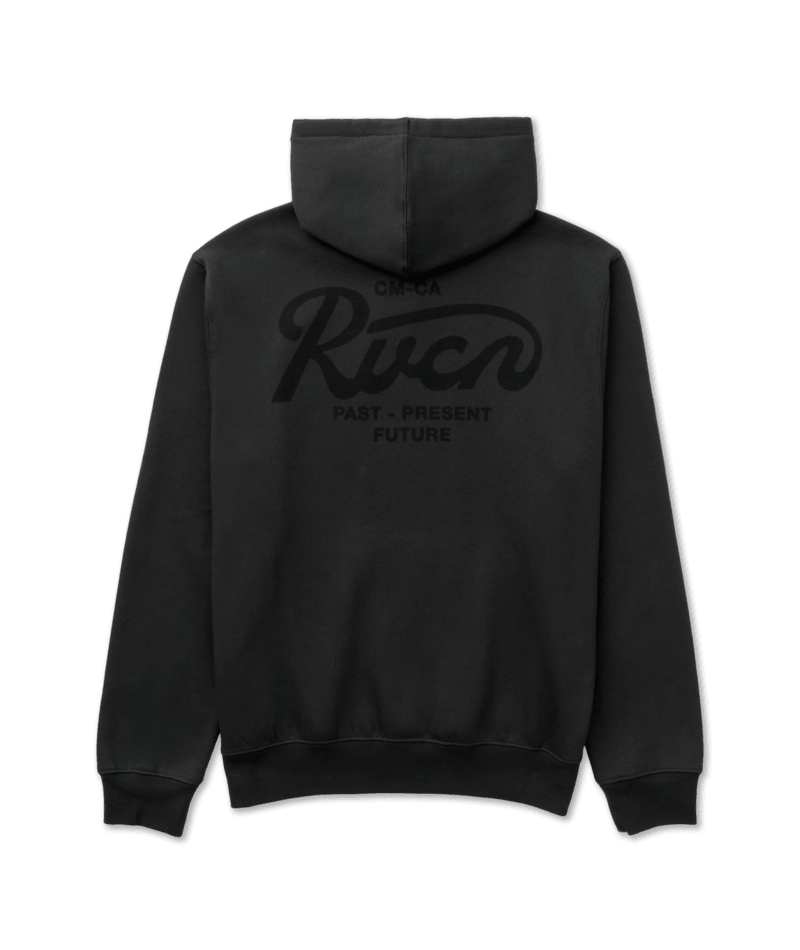 RVCA Standard Script Hoodie - Pirate Black