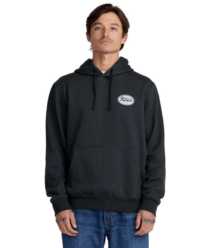RVCA Standard Script Hoodie - Pirate Black