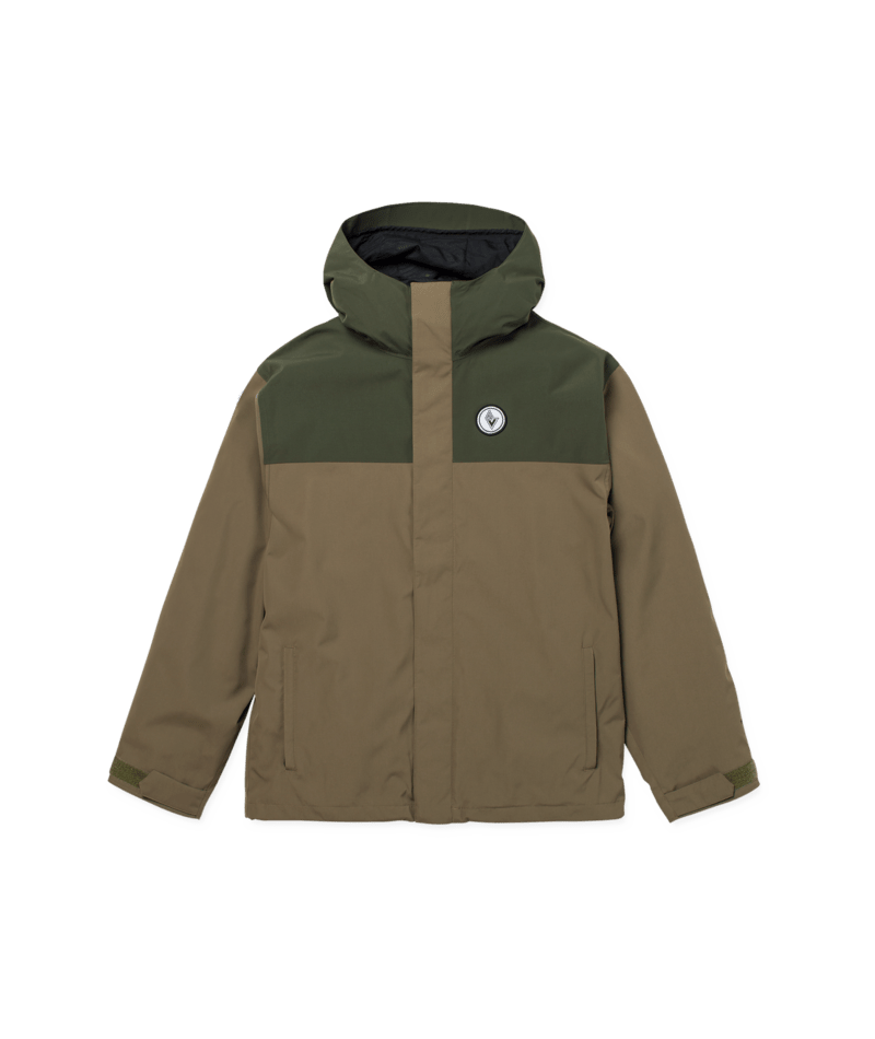 2027 Volcom Mens Buckthreeeighty Jacket - Teak
