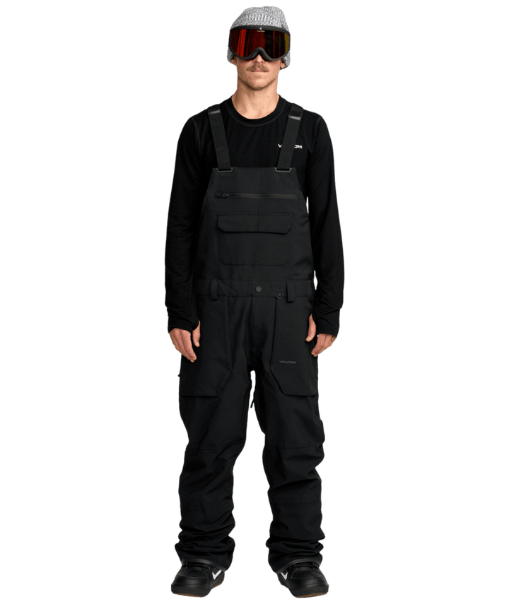2026 Volcom Mens Roan Bib Overall - Black