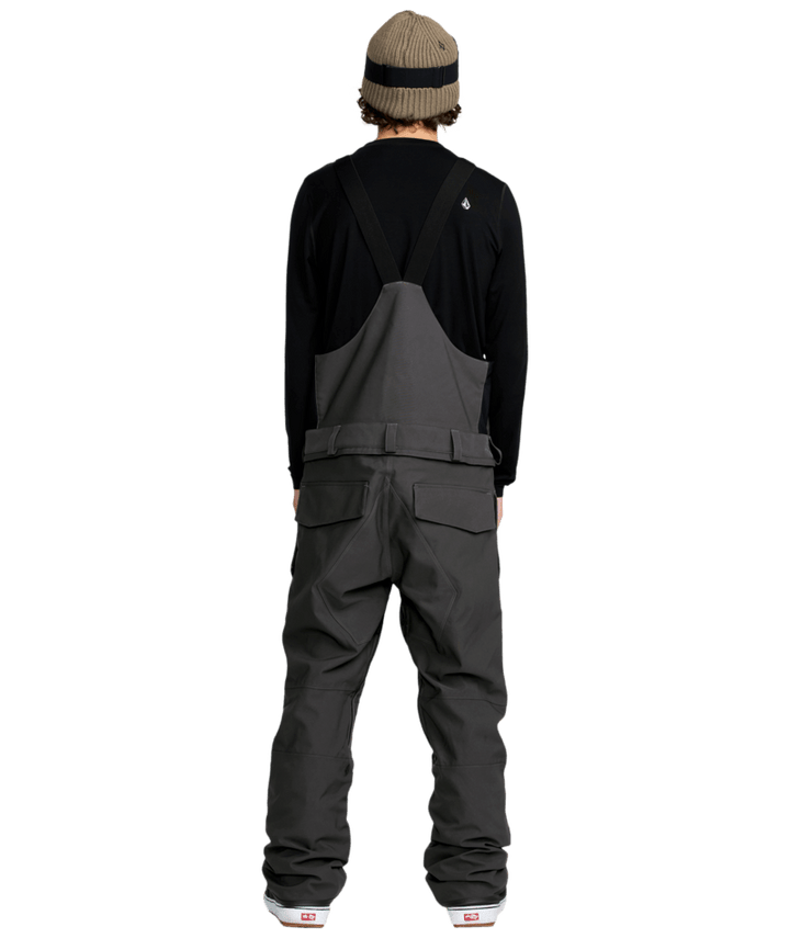 2026 Volcom Mens Roan Bib Overall - Dark Grey