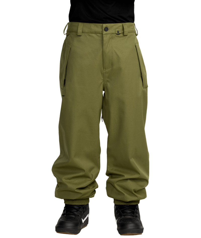 2026 Volcom Mens Arthur 20K Pant - Moss Green