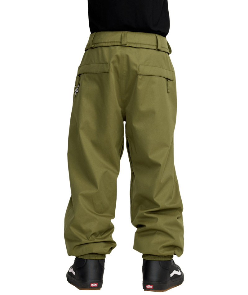 2026 Volcom Mens Arthur 20K Pant - Moss Green