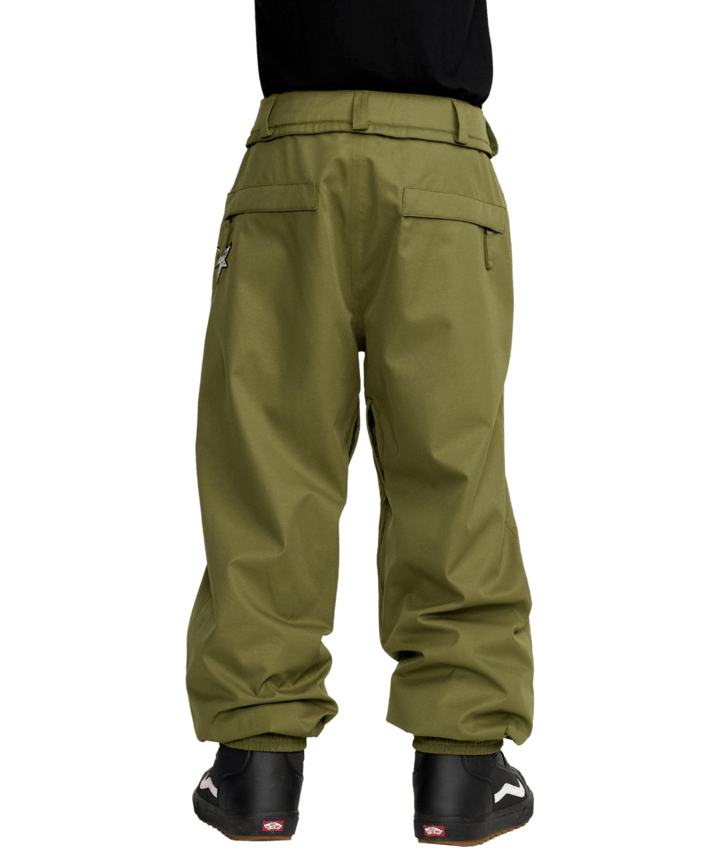 2026 Volcom Mens Arthur 20K Pant - Moss Green