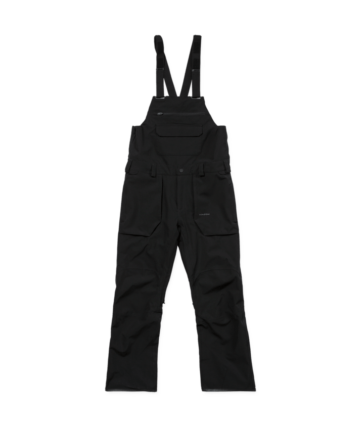 2027 Volcom Mens Roan Bib Overall - Black