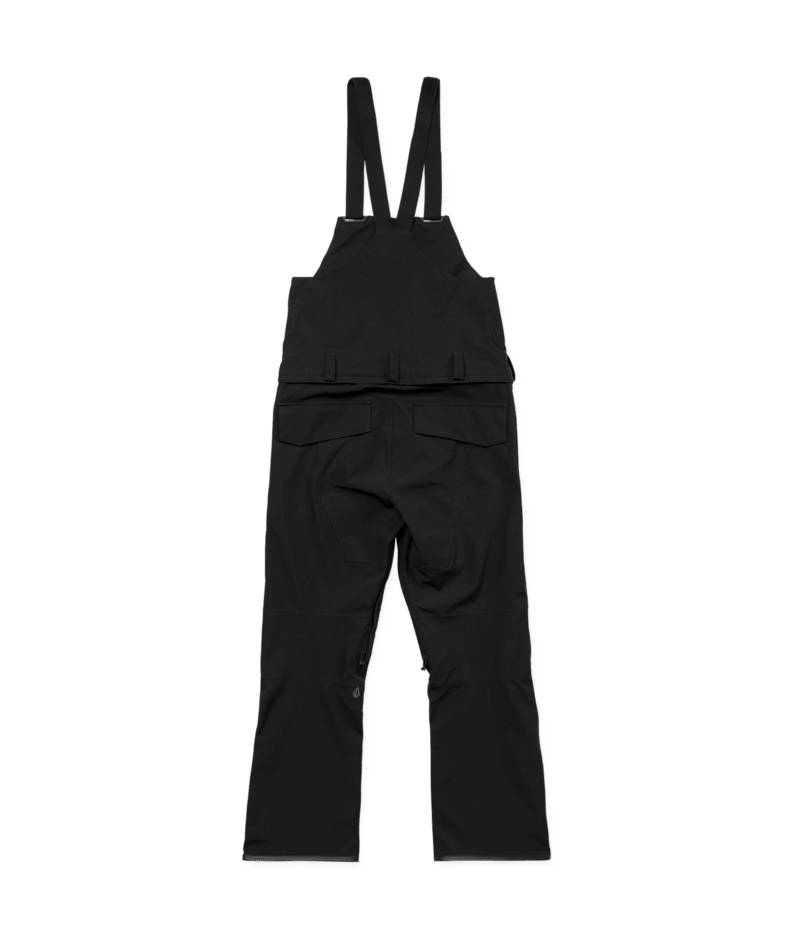 2027 Volcom Mens Roan Bib Overall - Black