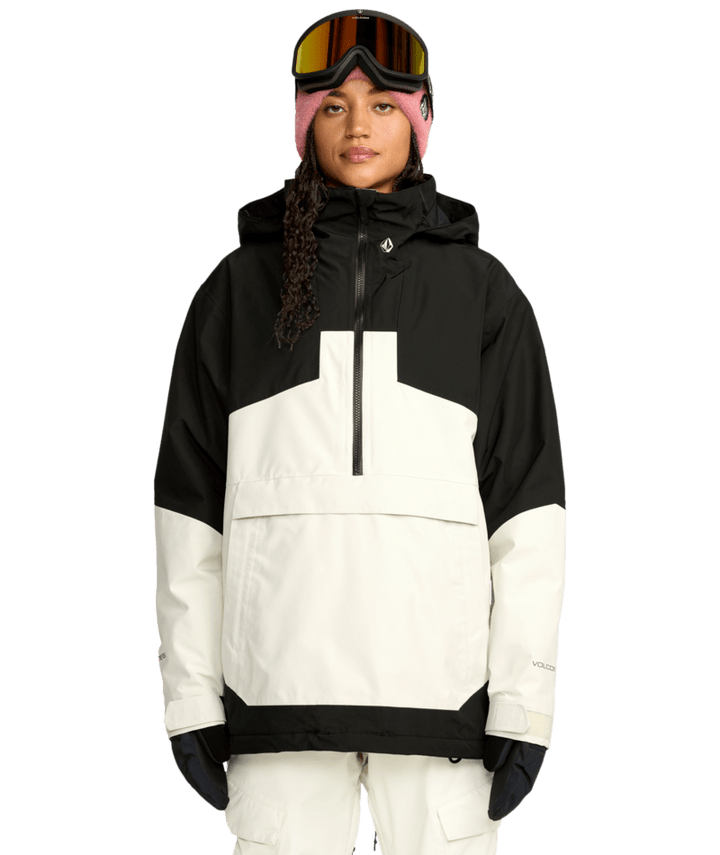 2026 Volcom Womens Fern Insulated Gore Tex Pullover - Bone
