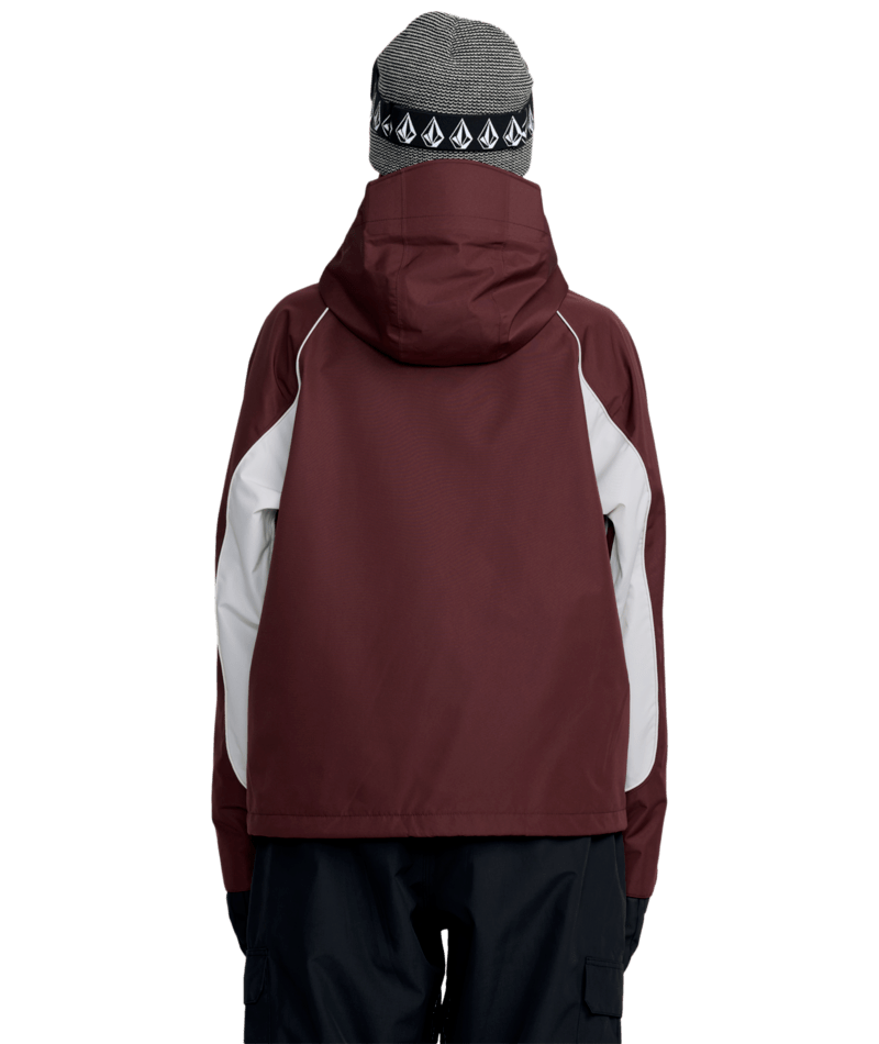 2026 Volcom Womens Stone Smokeshow 20K Jacket - Oxblood