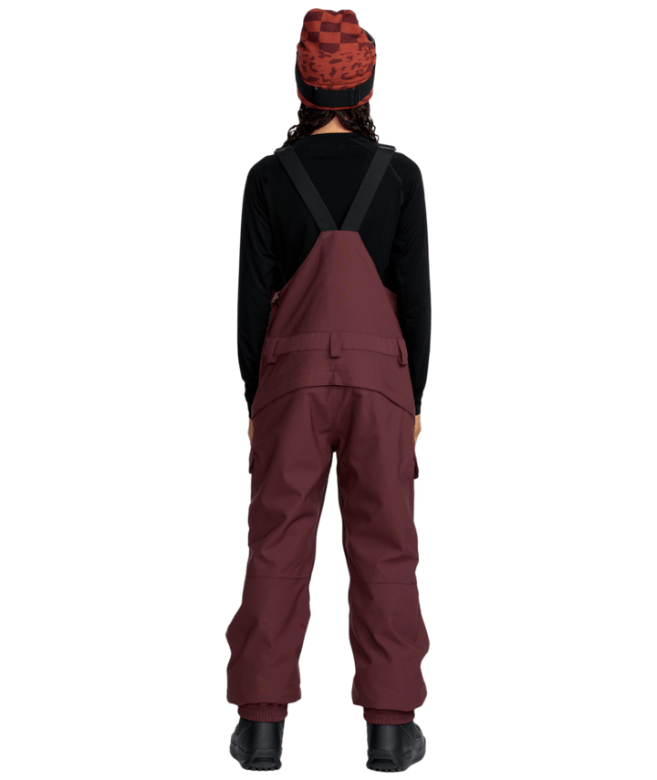 2026 Volcom Womens Creston 3D Stretch Bib - Oxblood