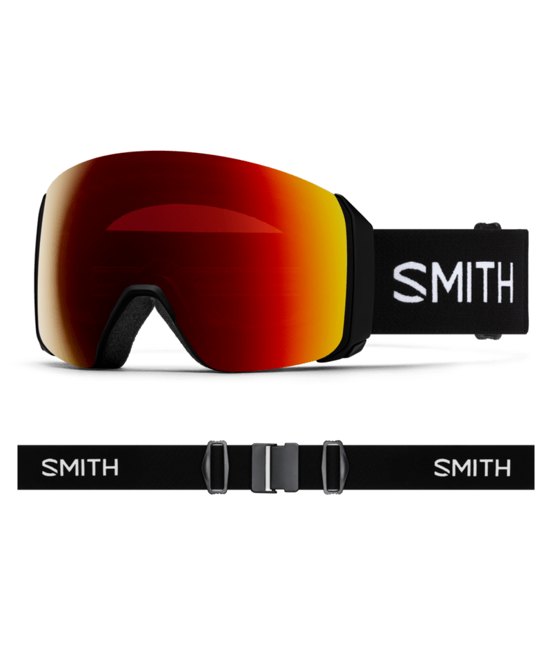 2027 Smith 4D Mag XL Goggles - Black / Red
