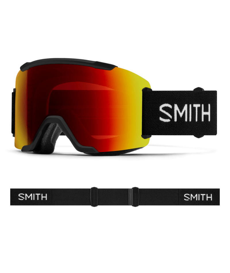 2027 Smith Squad Goggles - Black / Red