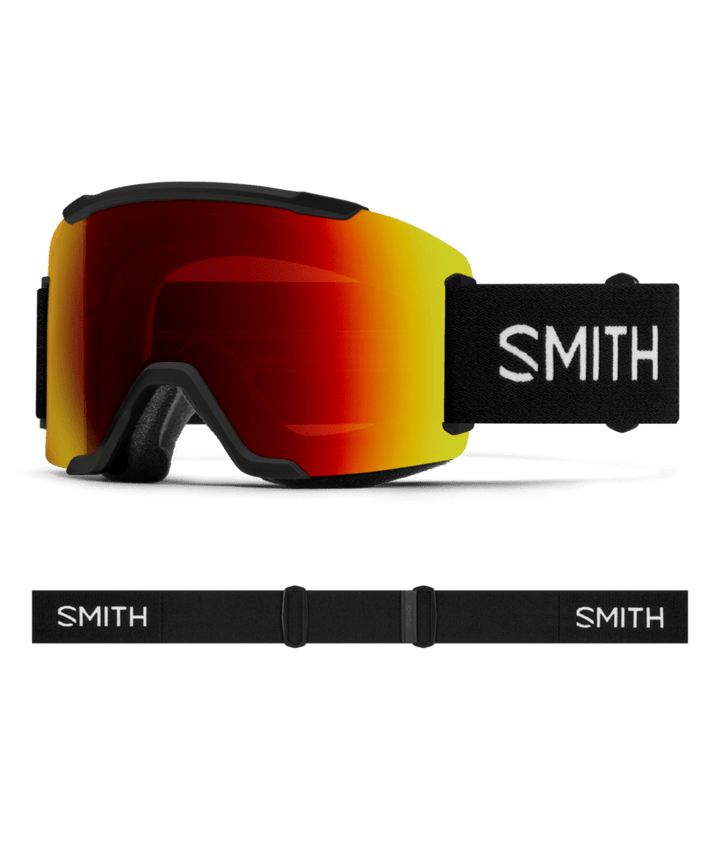 2027 Smith Squad Goggles - Black / Red