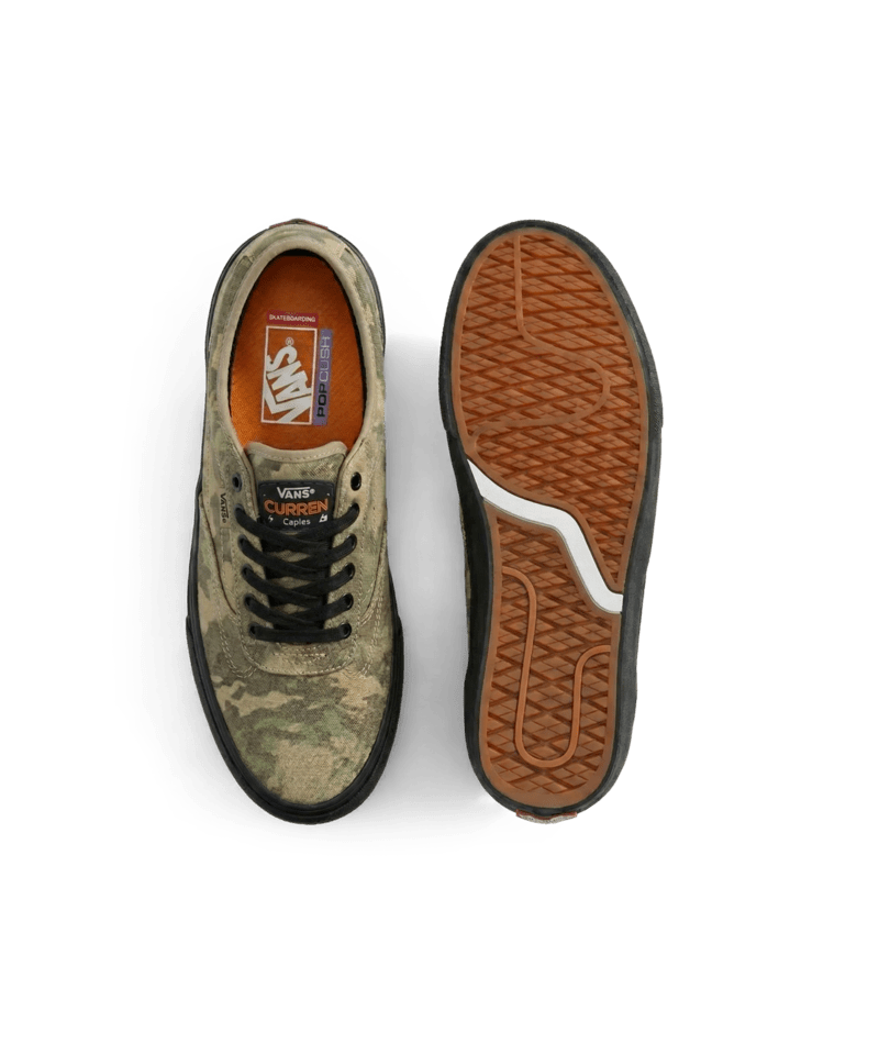 Vans Skate Curren Caples - Camo Orange / Black