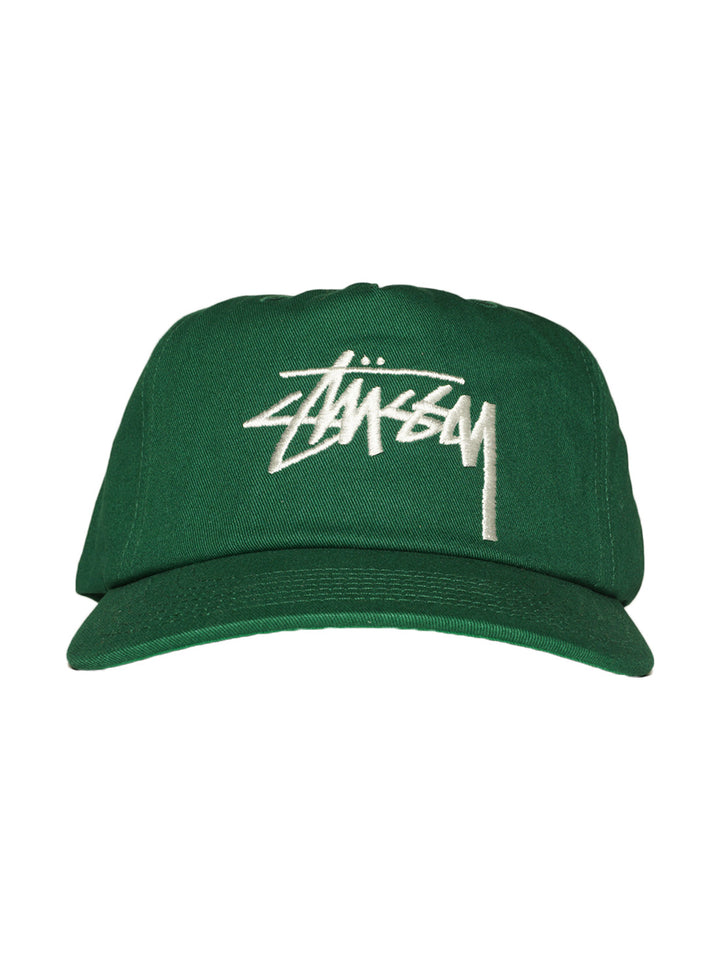 Stussy Big Stock Mid Depth Cap - Green