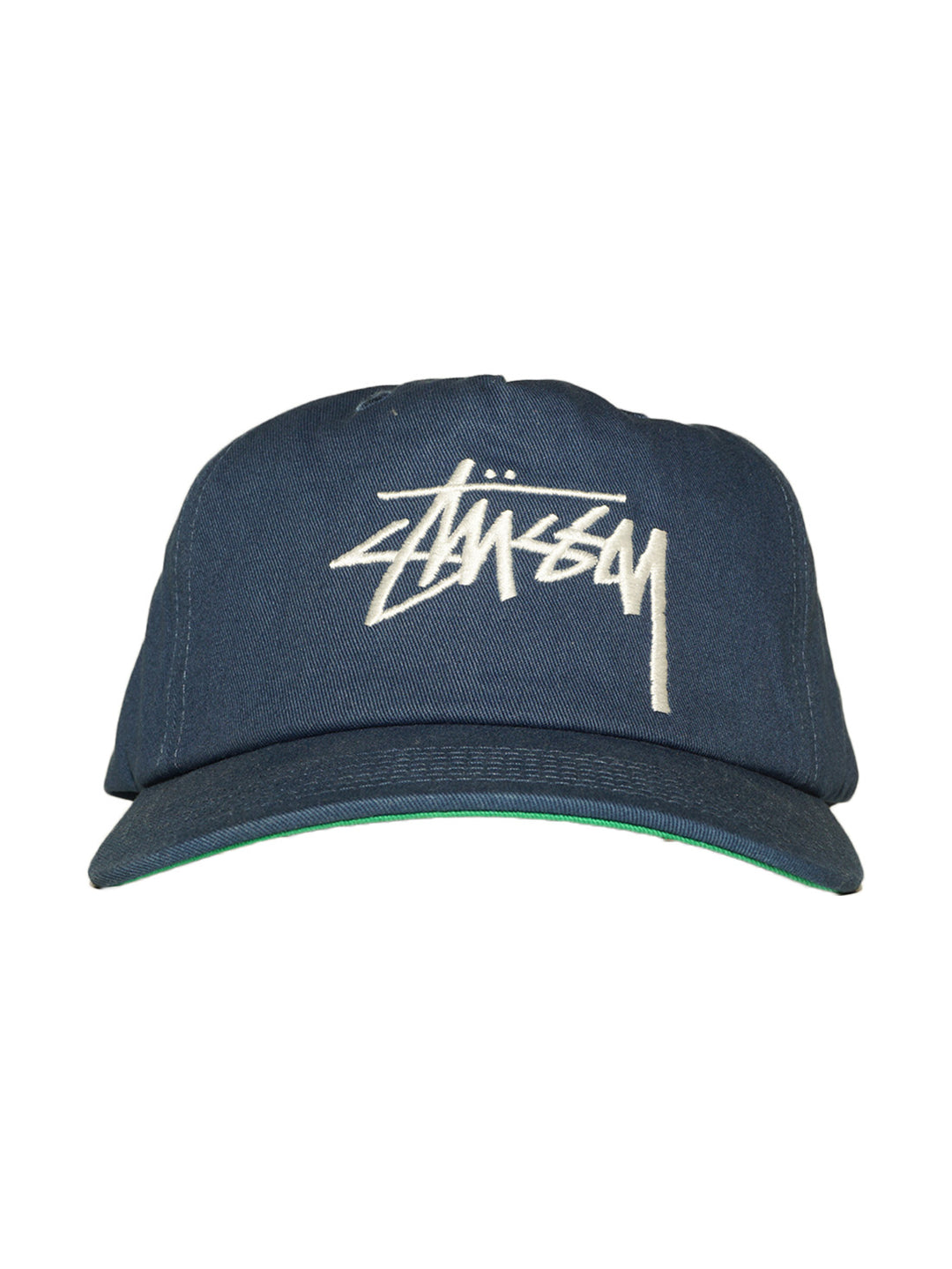 Stussy Big Stock Mid Depth Cap - Navy