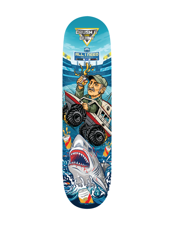 All I Need Monster Truck Quint Deck - 8.25