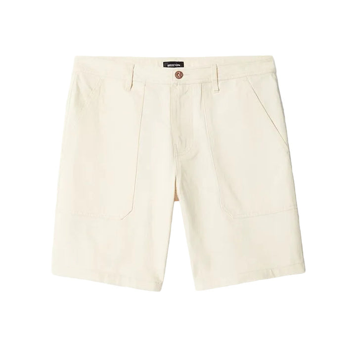 Brixton Surplus Vintage Wash Herringbone Short - Whitecap