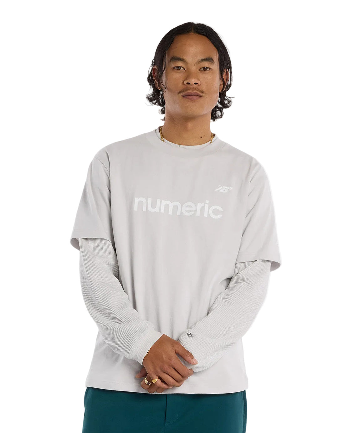 New Balance Numeric Jersey T-Shirt - Grey