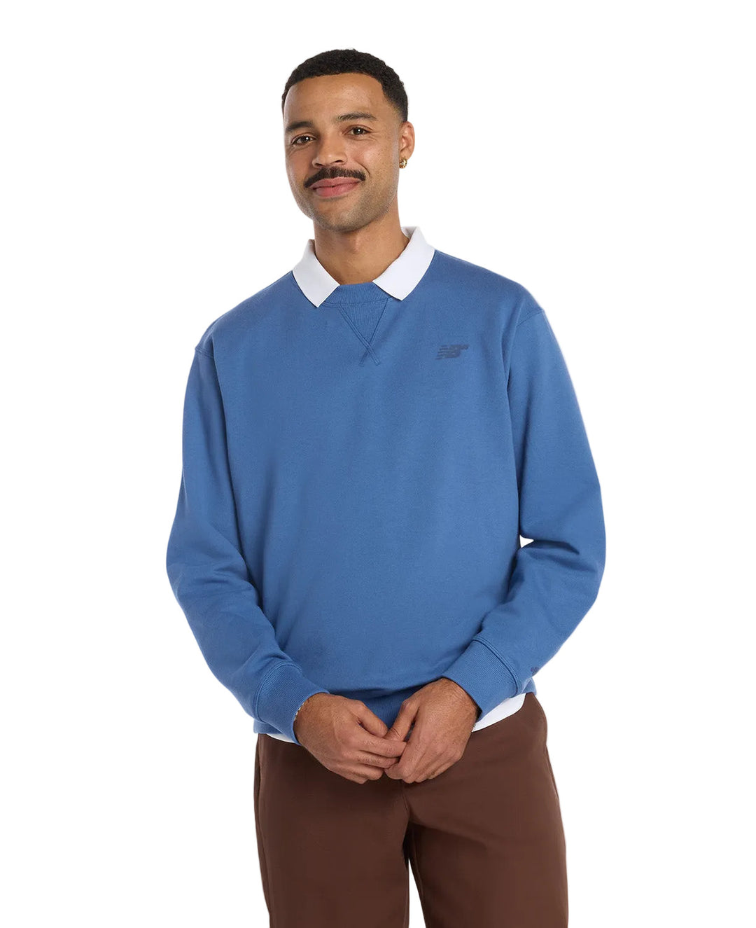New Balance Numeric French Terry Crew - Blue
