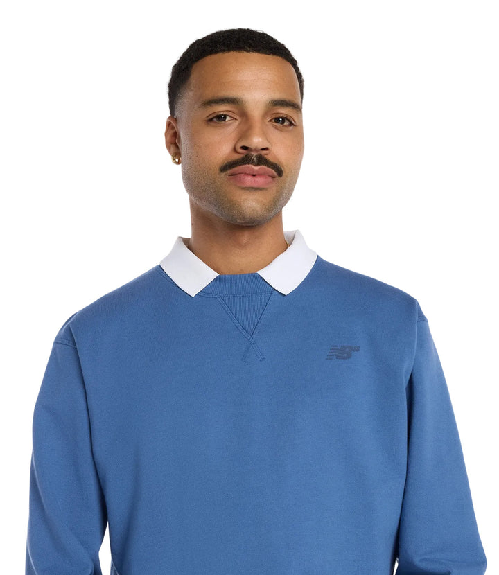 New Balance Numeric French Terry Crew - Blue
