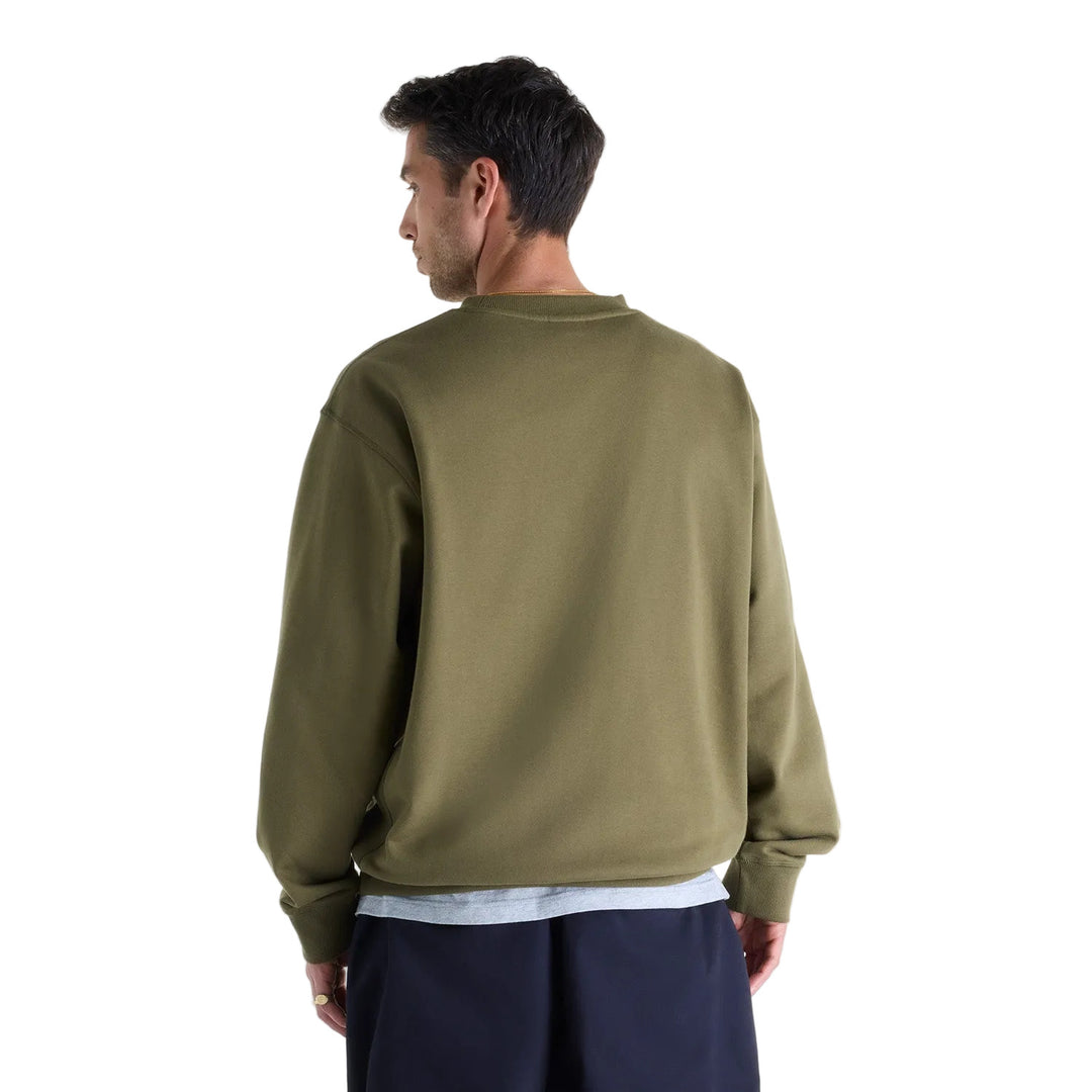 New Balance Numeric French Terry Crew - Olive