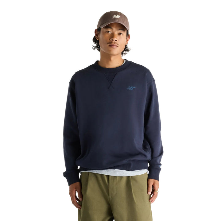 New Balance Numeric French Terry Crew - Navy