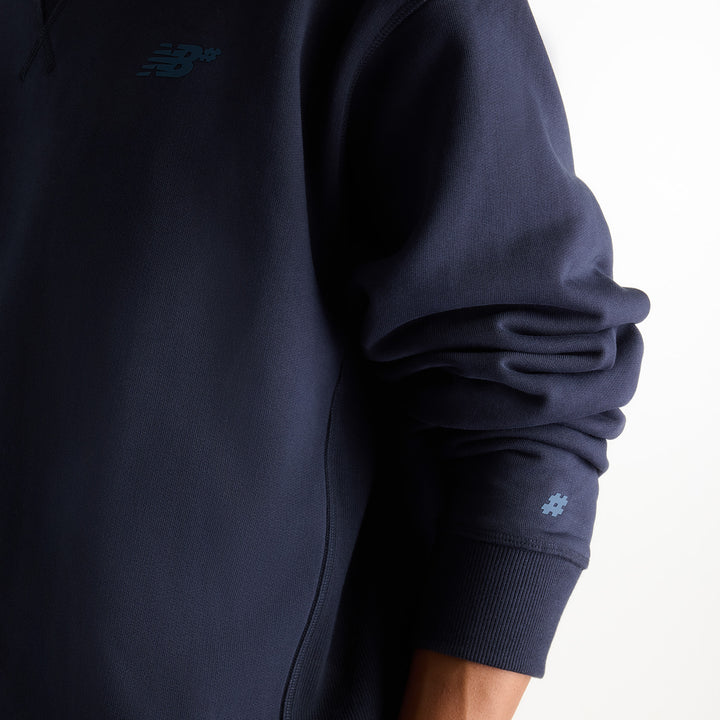 New Balance Numeric French Terry Crew - Navy