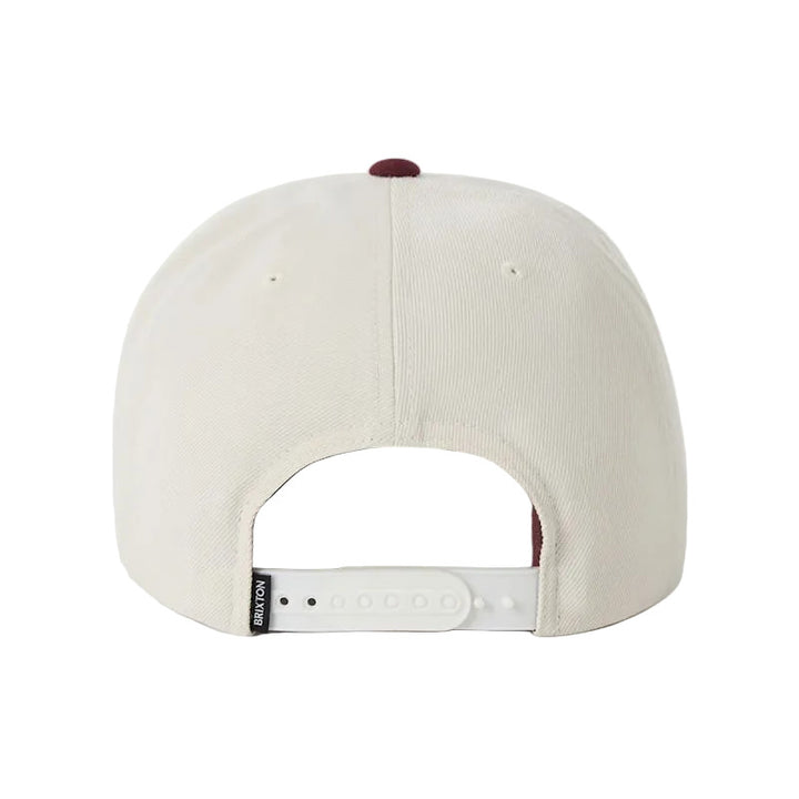 Brixton Oath III Snapback - Whitecap / Dark Brick