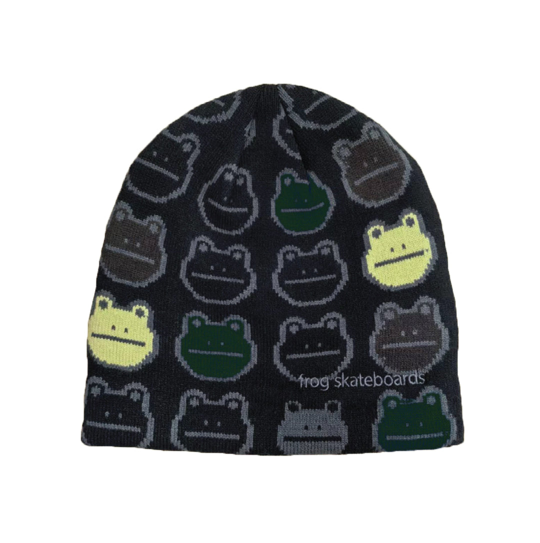 Frog Frog Nation Beanie - Black